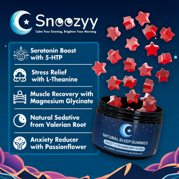 Snoozyy - Natural Sleep Gummies